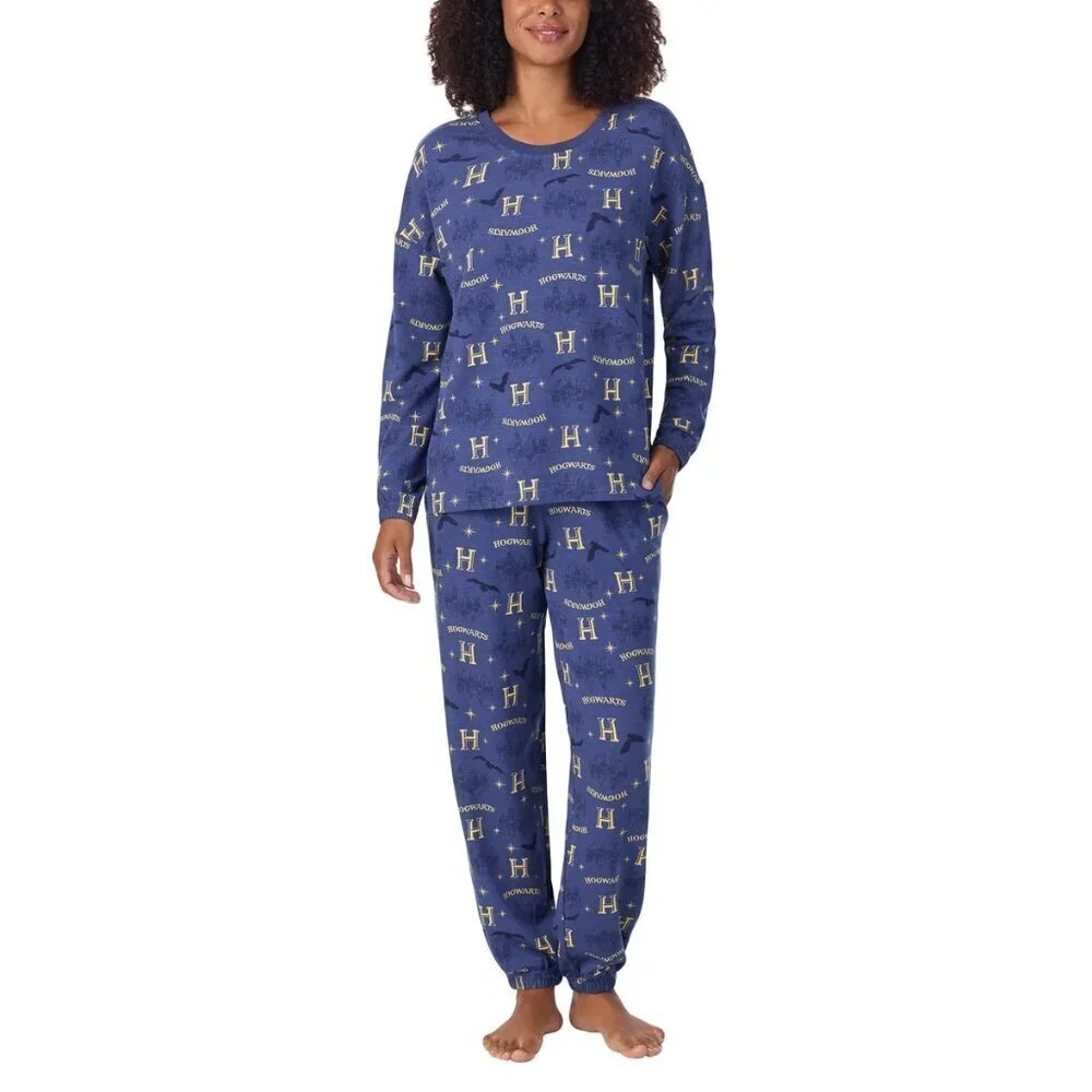 Character Womens 2-piece Lounge Set Harry Potter Warner Bros. Blue